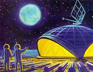 Illustration for article titled How Soviet Artists Imagined Communist Life in Space